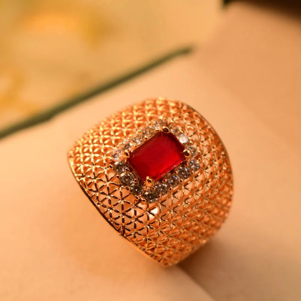 Zircon Stone Ring